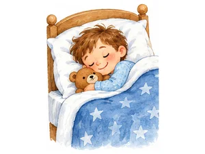 a boy sleeping