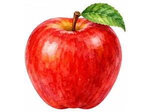 a red apple
