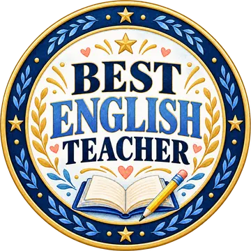 Медаль Best English Teacher ко Дню учителя: круглая медаль