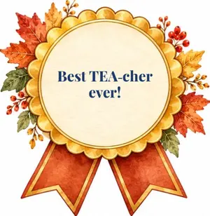 Бирка для чайного пакетика: Best TEA-cher ever!