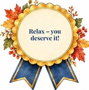 Бирка для чайного пакетика: Relax – you deserve it!