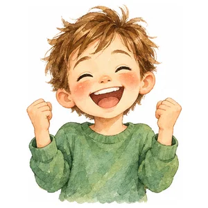 a happy boy