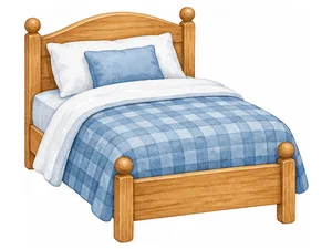 a bed