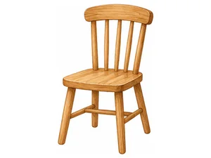 a wooden chair