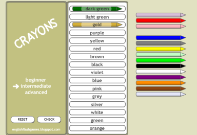 Игра «Matching Colors» подбери название цвету