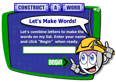 Игра «Construct a Word» на английском языке онлайн